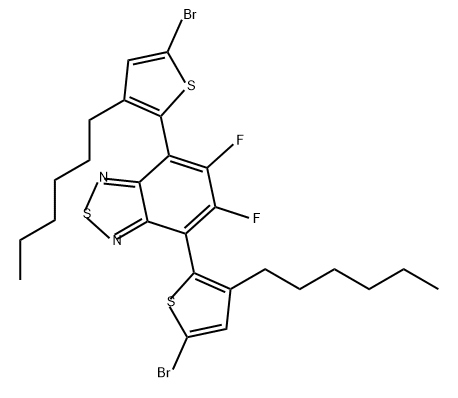 2,1,3-苯并噻二唑，4,7-双（5-溴-3-己基-2-噻吩基）-5,6-二氟-