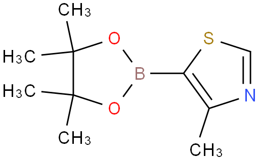4-甲基-5-（4,4,5,5-四甲基-1,3,2-二氧杂硼烷-2-基）噻唑