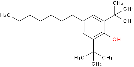 2,6-二叔丁基-4-庚基苯酚